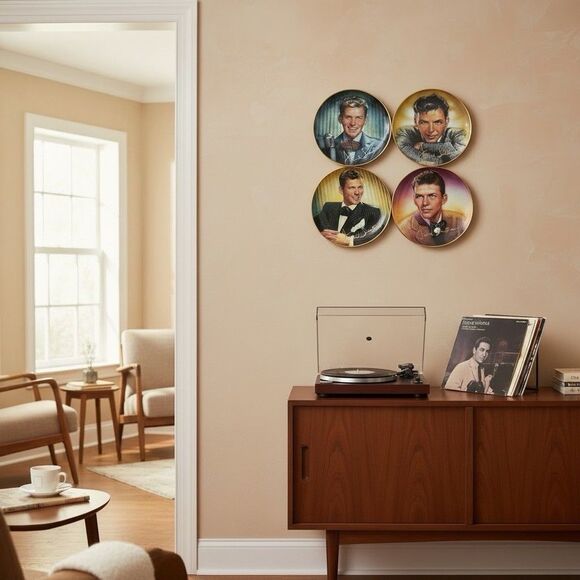 Franklin Mint Sinatra Collector Plates-Set of 4 Numbered Limited-Edition Vintage - Picture 10 of 13